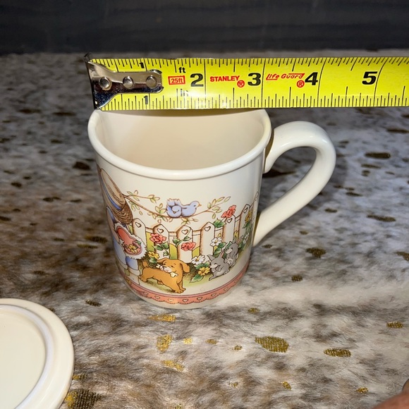 Country Kids 1990 Collectible Coffee Mug- Be my Valentine open see adorable pics - Picture 16 of 16
